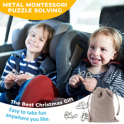 The Best Christmas Gift 🎁 Metal Montessori Puzzle Solving.