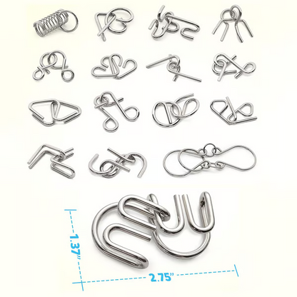 The Best Christmas Gift 🎁 Metal Montessori Puzzle Solving.