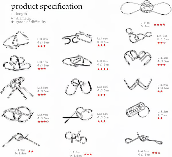 The Best Christmas Gift 🎁 Metal Montessori Puzzle Solving.