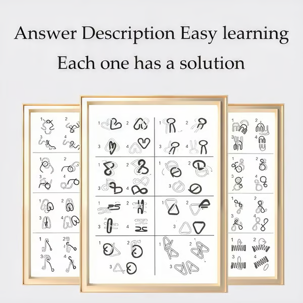 The Best Christmas Gift 🎁 Metal Montessori Puzzle Solving.